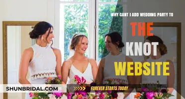 Troubleshooting The Knot: Adding Wedding Party Issues Explained