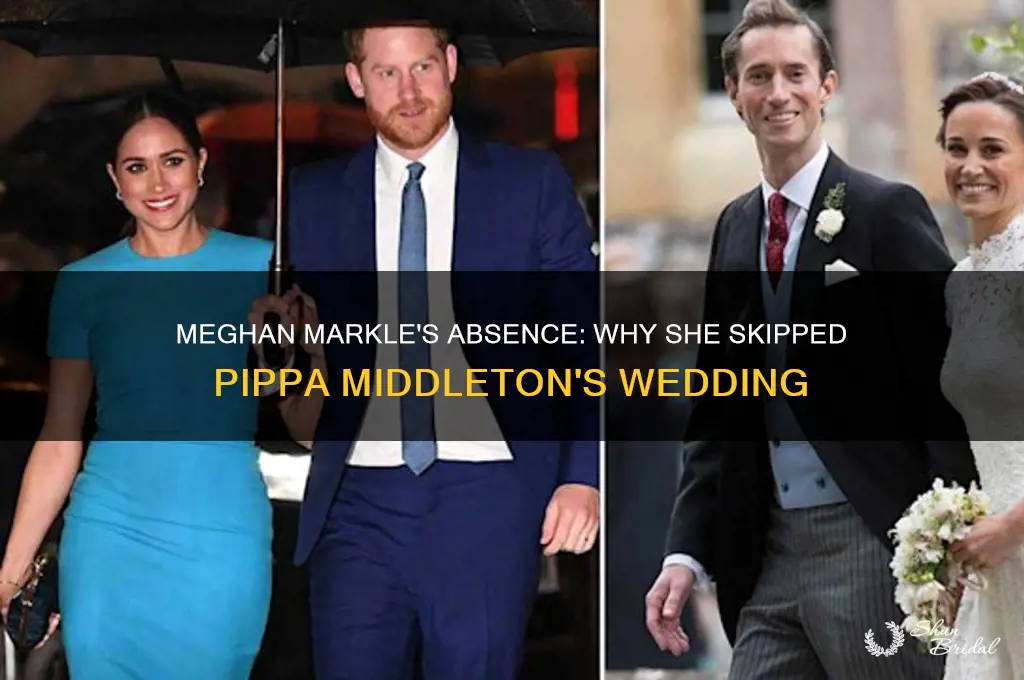 why cant meghan markle go to pippa middleton