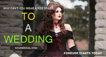 Red Dresses at Weddings: A No-Go