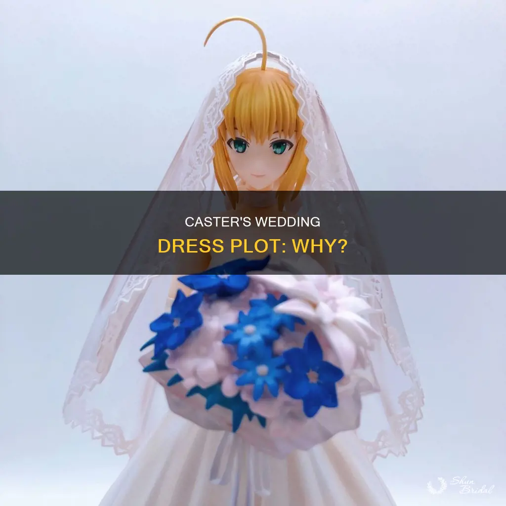 why caster made saber wear wedding dress