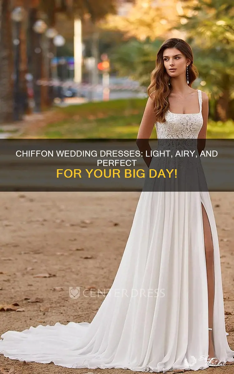 why chiffon wedding dress