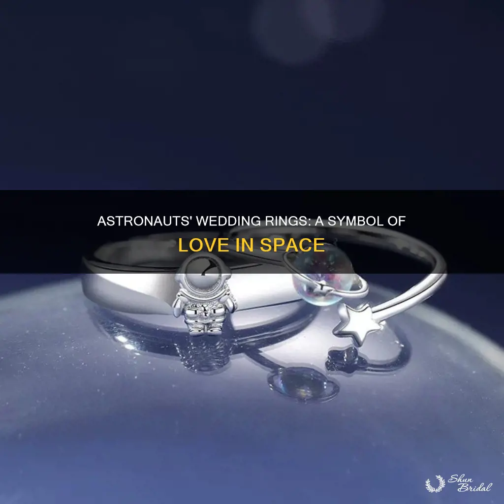 why did astronaut take wedding rings to space