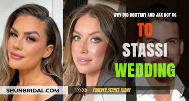 Brittany & Jax Skip Stassi's Wedding: Unraveling the Drama