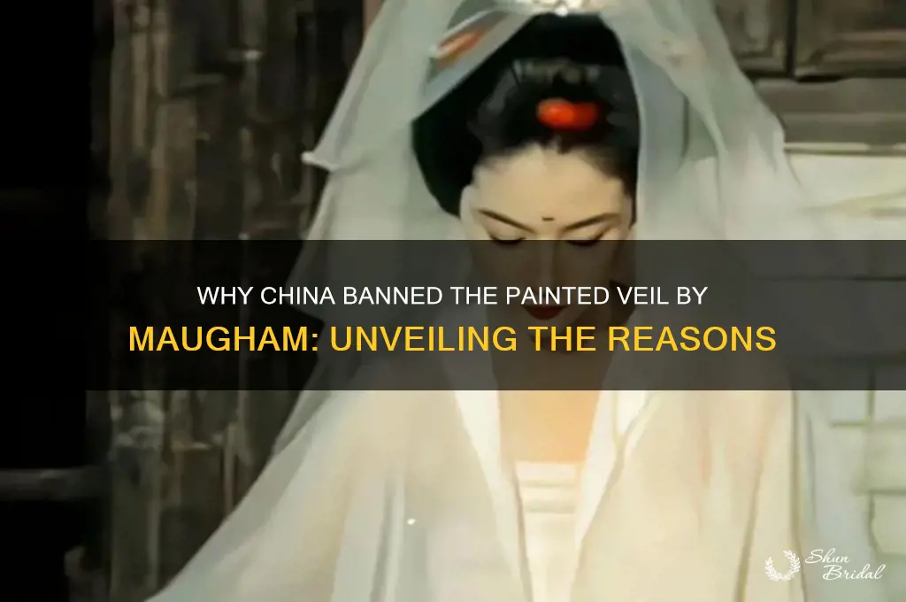 why did china ban the painted veil maughm