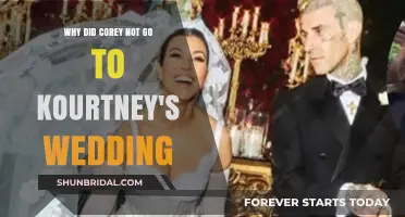 Corey's Absence: Unraveling the Mystery of Kourtney's Wedding Snub
