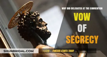 The Secrecy Vow: Unveiling the Delegates' Pledge at the Convention