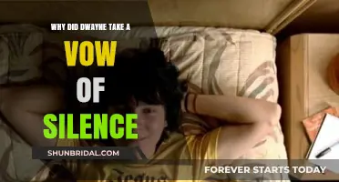 Dwayne's Vow of Silence: Unraveling the Mystery Behind His Decision