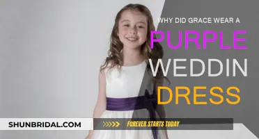 Grace's Purple Wedding Dress: A Unique Choice Explained