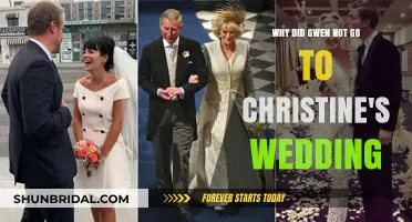 Gwen's Absence: Unraveling the Mystery of Christine's Wedding Snub