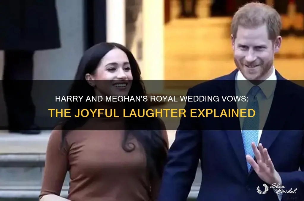 why did harry and megan laugh during vows