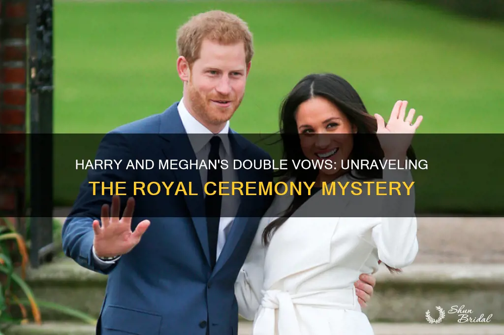 why did harry and meghan say their vows twice