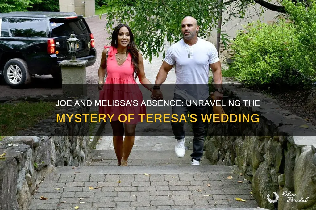 why did joe and melissa not go to teresa wedding