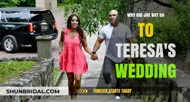 Joe's Absence at Teresa's Wedding: Unraveling the Mystery Behind His Decision