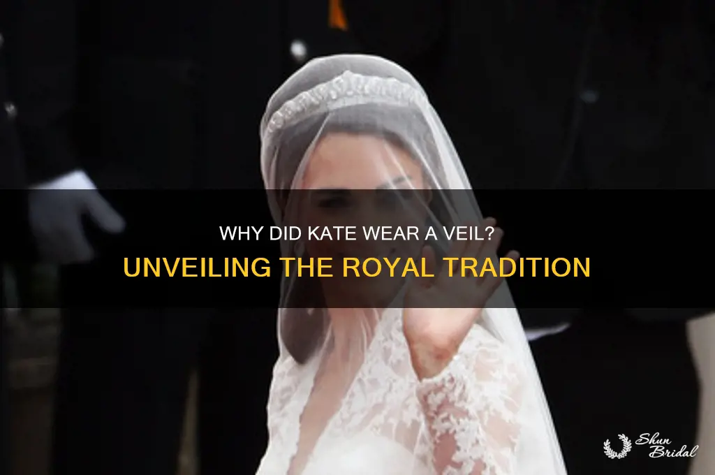 why did kate wear a veil