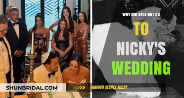 Kyle's Absence: Unraveling the Mystery of Nicky's Wedding No-Show