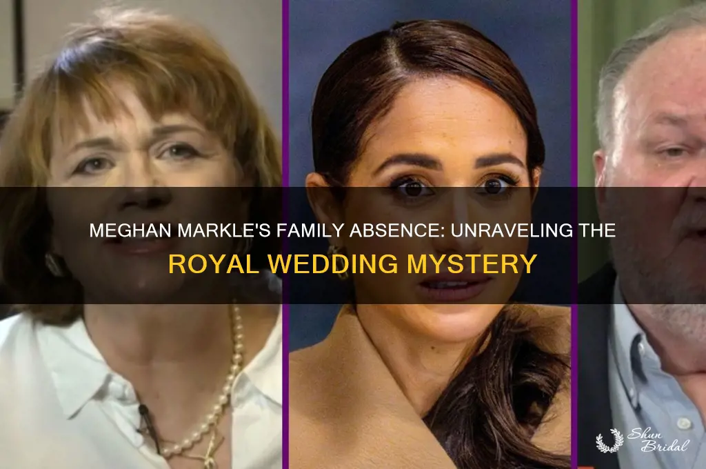 why did meagans family not attend the royal wedding
