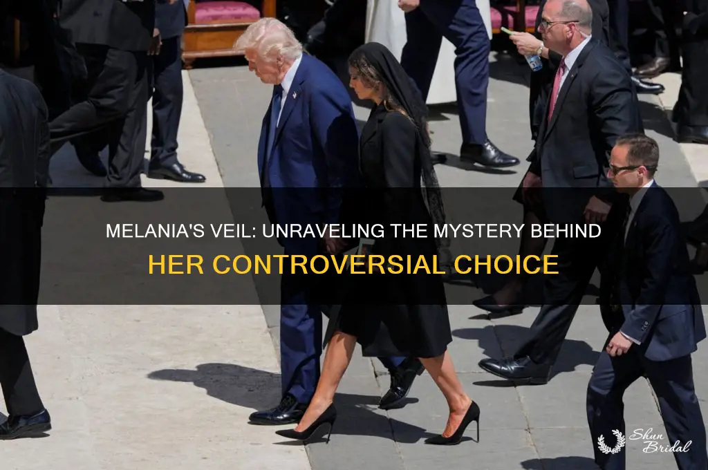 why did melania wear a veil