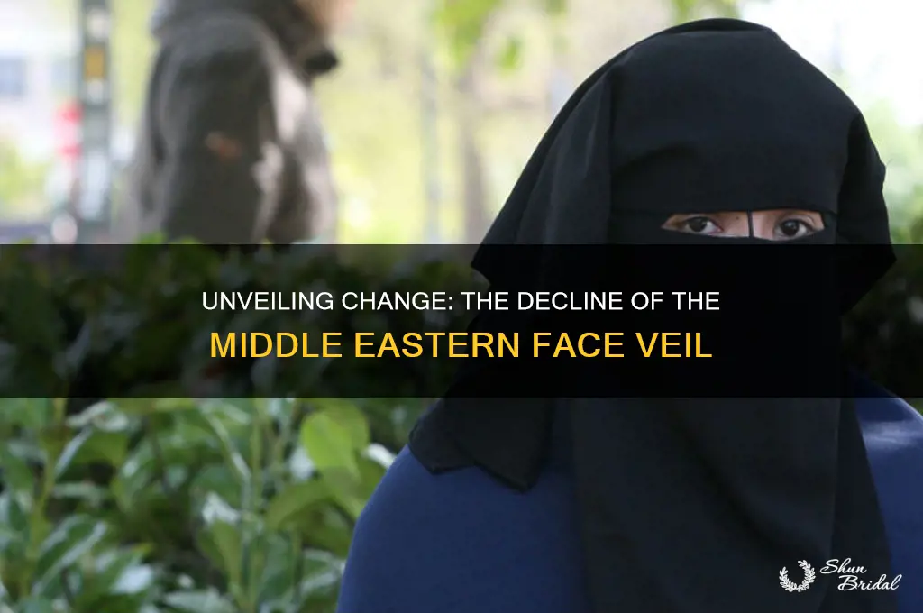 why did middle easterners lose the face veil