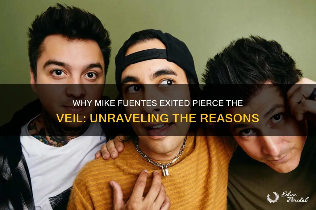 why did mike leave pierce the veil