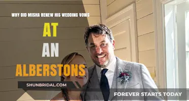 Misha's Albertson's Vow Renewal: A Unique Love Story