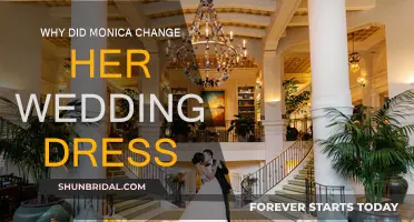 Monica's Wedding Dress Change: Why She Opted for Two Gowns