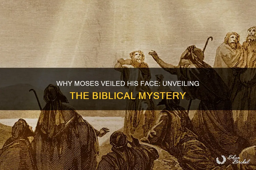 why did moses cover his face with a veil