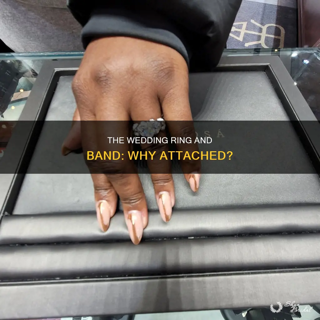 why did my wedding ring come with the band attached