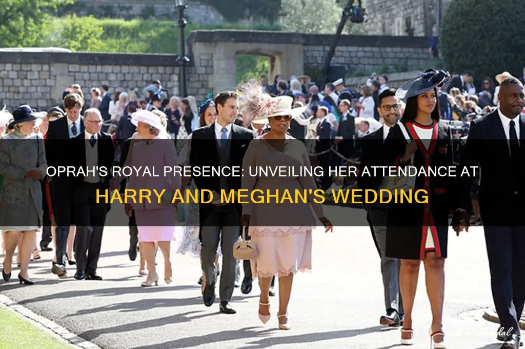 why did oprah go to harry and meghan wedding