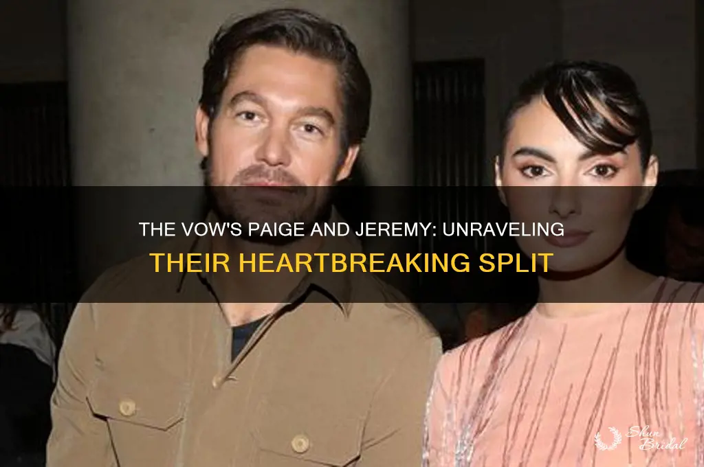why did paige and jeremy break up in the vow