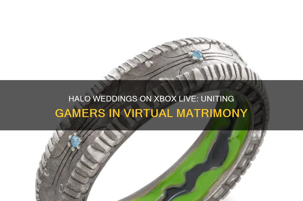 why did people have halo weddings on xbox live