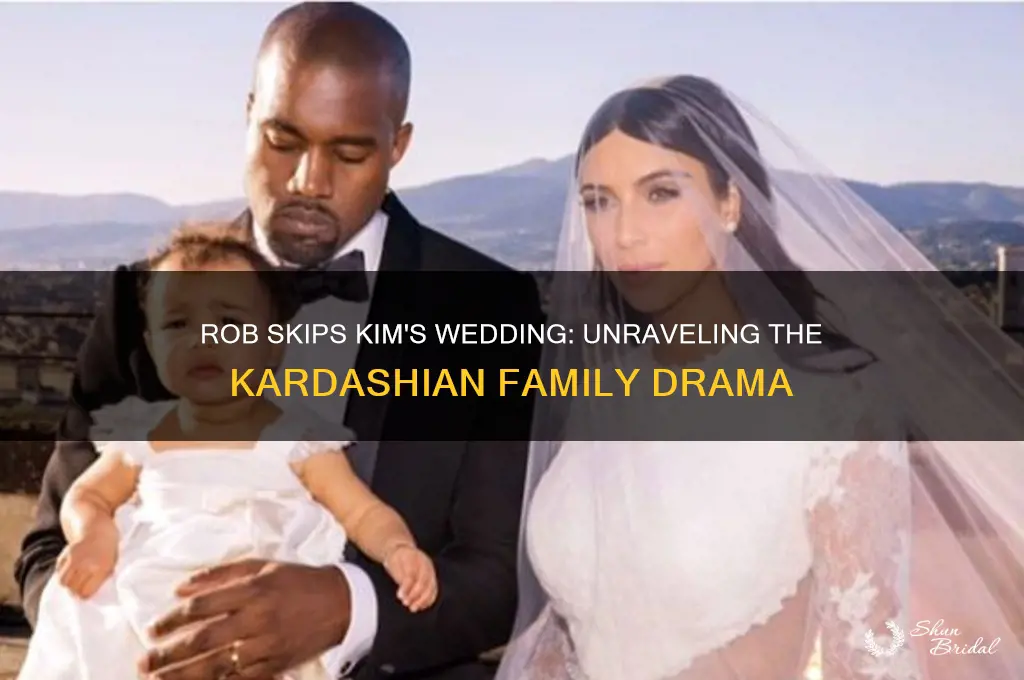 why did rob not go to kim