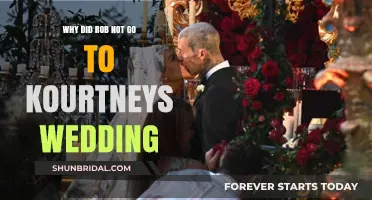 Rob Skips Kourtney's Wedding: Unraveling the Kardashian Family Drama