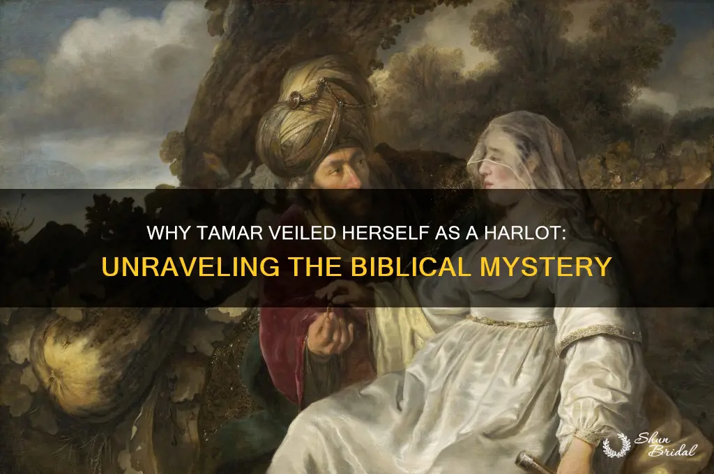 why did tamar veil herself to look like an harlot