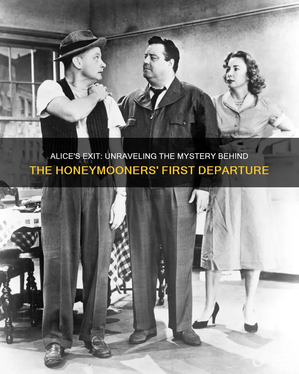 why did the first alice leave the honeymooners