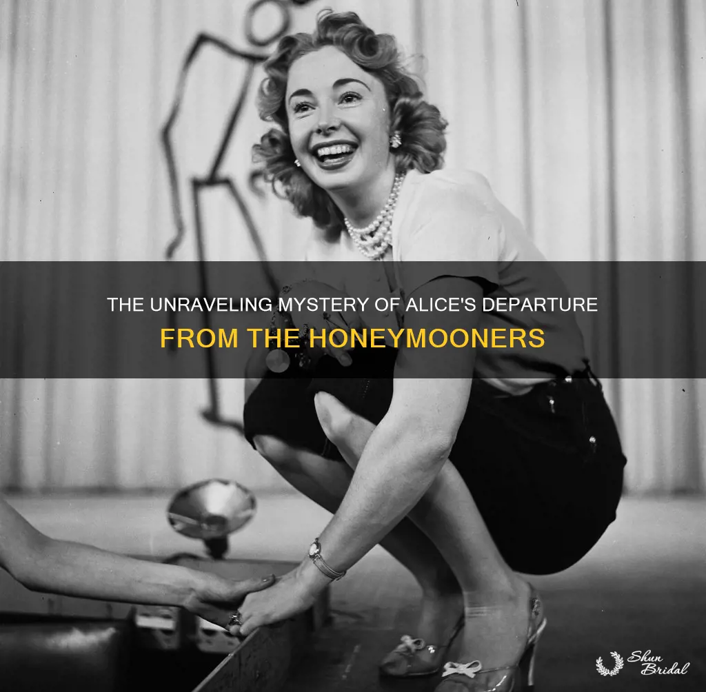 why did the first alice leave the honeymooners