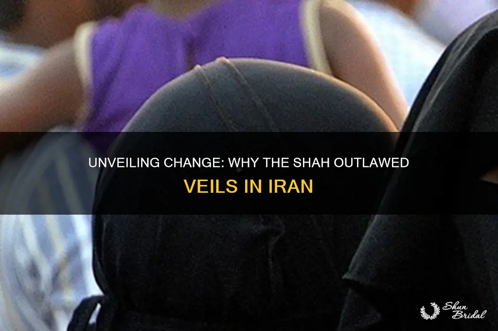 why did the shah outlaw veils