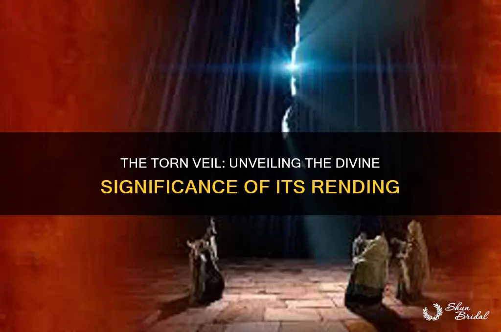 why did the veil torn from top to bottom