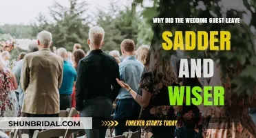 The Wedding Guest's Melancholy Departure: A Tale of Wisdom and Woe