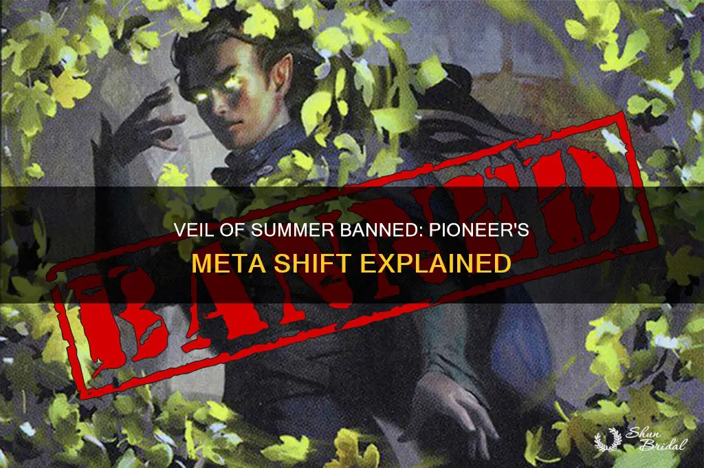 why did they ban veil of summer in pioneer