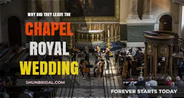 Royal Exit: Unraveling the Mystery Behind the Chapel Wedding Departure