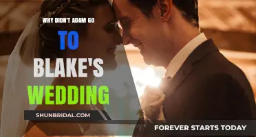 Why Adam Skipped Blake's Wedding: Unraveling the Mystery
