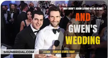 Adam Levine's Absence: Why He Skipped Blake and Gwen's Wedding