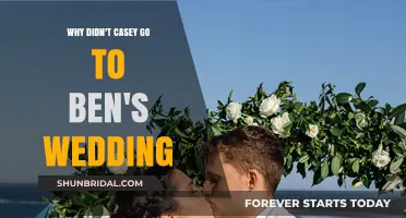 Why Casey Skipped Ben's Wedding: Unraveling the Mystery