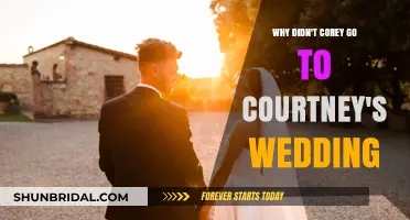 Corey's Absence: Unraveling the Mystery of Courtney's Wedding