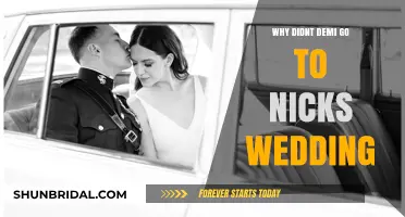Why Demi Skipped Nick's Wedding: Unraveling the Absence Mystery