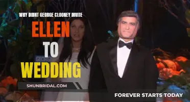 Clooney's Wedding Snub: Ellen's Absence Explained