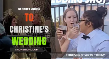 Why Gwen Skipped Christine's Wedding: Unraveling the Mystery