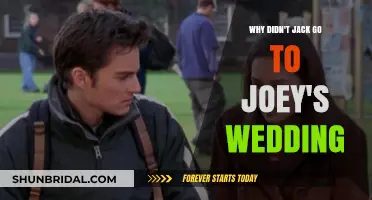 Why Jack Skipped Joey's Wedding: Unraveling the Mystery