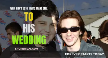 Josh's Wedding Snub: Drake Bell's Missing Invite Explained