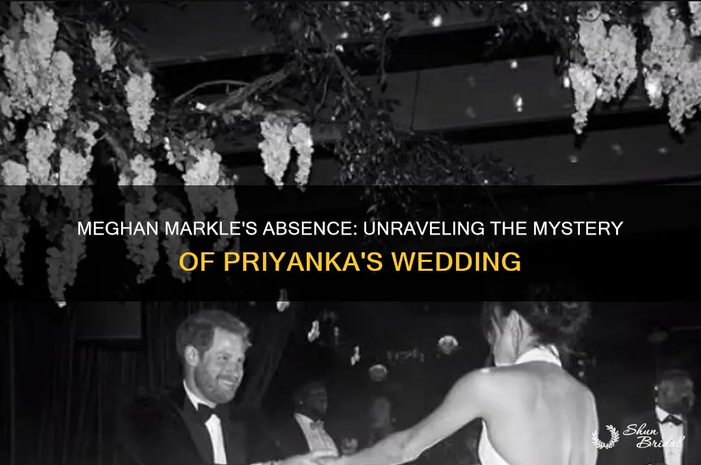 why didnt meghan go to priyankas wedding